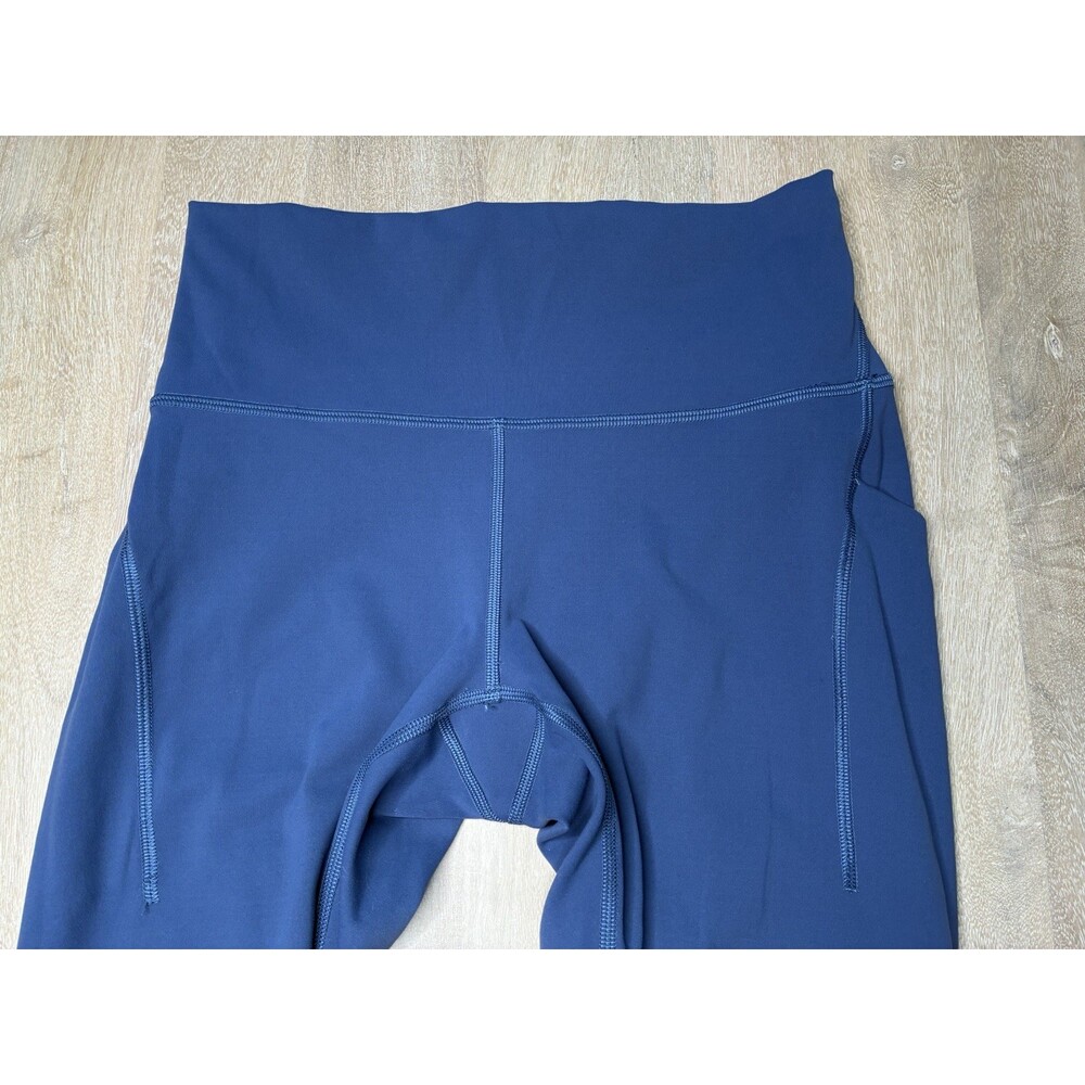 Lululemon Wunder Train High-Rise Tight with Pockets 25" Pitch Blue Size 8 - Picture 4 of 6